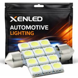 1 x BOMBILLA LED 12 SMD - Shuttle C5W C7W 37mm - Bombilla LED de techo blanca