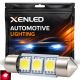 1 x C5W C7W GLÜHBIRNE – 3 ROTE fehlersichere LEDs – 37 mm 12 V-Shuttle