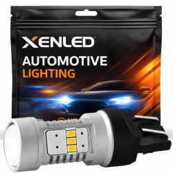 14 LED-Glühbirne XENLED – W21/5W Weiß 7443 T20 – 1200Lms 5500K – Doppelte Intensität