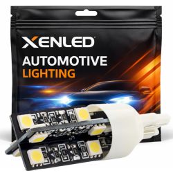 Bombilla T20 W21/5W 7443 16 LED SMD CANBUS libre de errores - 12V Blanco