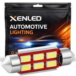 1 x LED 42 mm – Weiß – R-LED C10W – 6 SS CANBUS – Autolampe
