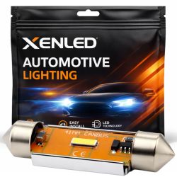 1x LED-Shuttle-Glühbirne XENLED CANBUS 5500K 550Lms 12V C10W