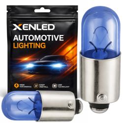 2 x T4W HOD Pure White 6000K pærer - BA9S lugs Halogenpærer uden fejlmeddelelse
