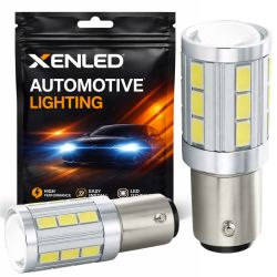 2x Lampadine 21 LED SG - PY21W - Bianco Puro 5000K 12V - Lampada di segnalazione auto