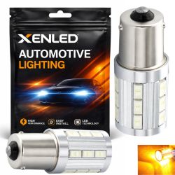 2x 21 LED-SG-Lampen – P21W – Gelb – BA15S für LED-Blinker – 12 V