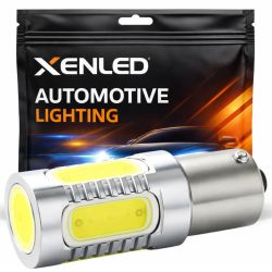 5 LED-COB-Glühbirne - P21W - Weiß - 12V LED-Signallampe