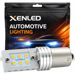 Bombilla 12 LED SS HP - P21W - Blanco - BA15S - 5500K - 12V - Confiable - LED BLANCO
