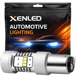 14 LED-Glühbirne XENLED - P21/5W Weiß 1157 T25 - 1200Lms - Doppelte Intensität