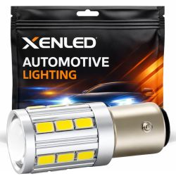 Ampoule 21 LED SG - P21/5W - Blanc - BAY15D 5500K - Double intensité