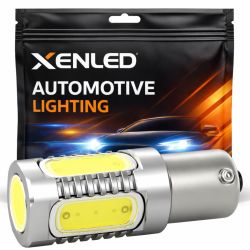 5 LED COB-lamp - P21/5W - Wit - 12V Dubbele intensiteit