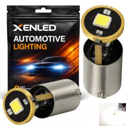 2 x H21W 3-LED Super Canbus 400Lms XENLED-LAMPEN – GOLD – BAy9S – Weiß 12V