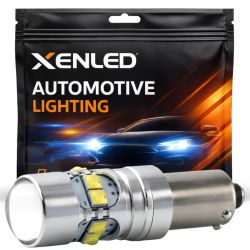 H21W DUAL 10 LED CREE bulb - BAY9S 12V High power White
