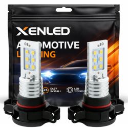 2 x 12 bombillas LED SS HP - PS19W - Audi* A3 8P - Alta Potencia - PG20-1 - Blanco