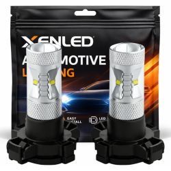 2x 6 LED CREE 30W bulbs - PSX24W - High power LED signal lamp 12V - White