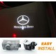 2x integriertes Mercedes Coming Home Logo - LED-Türbeleuchtung