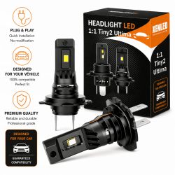 Kit LED 1:1 Feux de croisement H7 VAUXHALL - COMBO Mk I (B) (S93) (1994-2001) - 3600Lms - Montage rapide plug&play