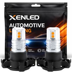 2 x PY24W 12-LED ORANGE GLÜHBIRNEN 750Lms XENLED 24W - PALLADIUM - PGU20/4