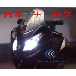 H7 xenon + H4 S/L - 6000K or 8000K - moto