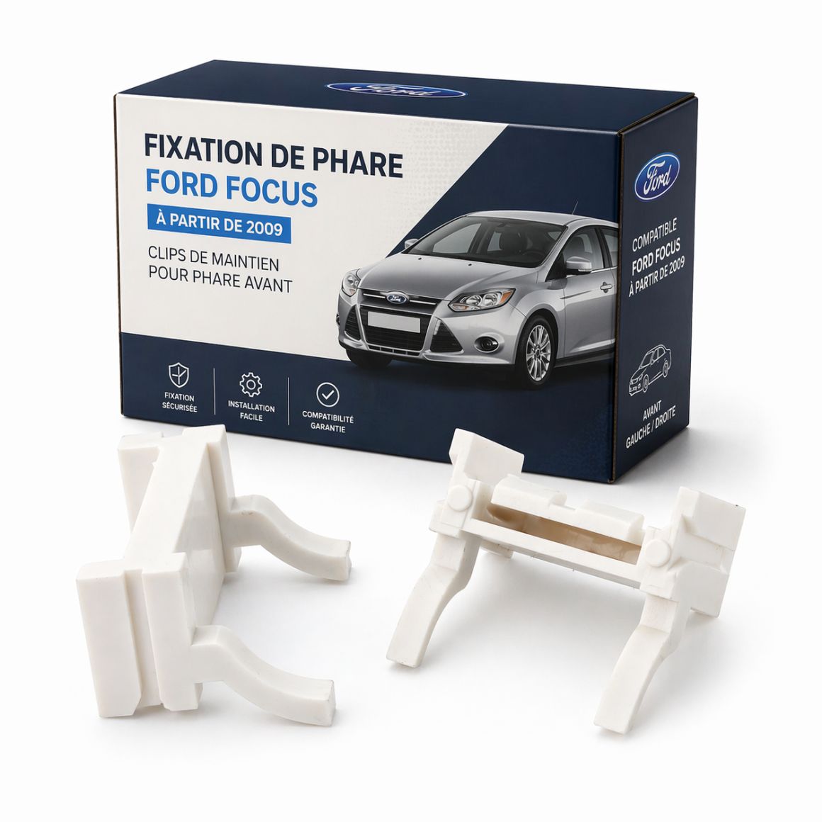 2 Adapter Tür Ampullen Ford Focus / renault modus Kreuze Lichter