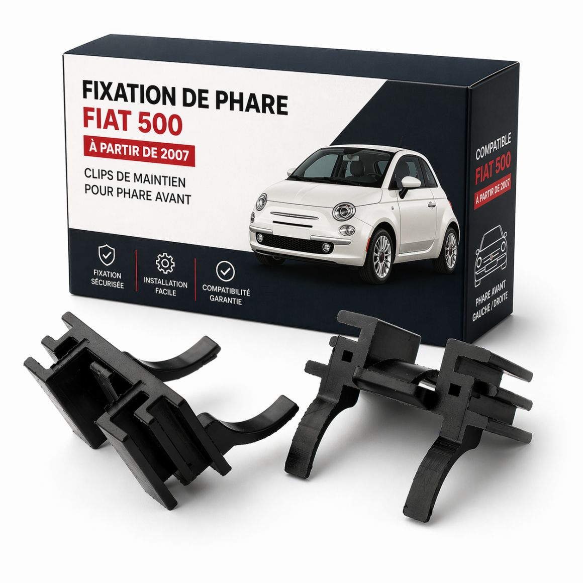 2 Adapter Glühbirnen fiat Tür 500