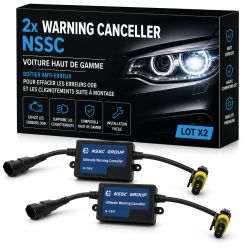 2x warning canceller NSSC - premium car - Anti-erreu case