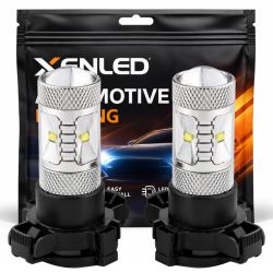 2 x 6 LED CREE 30W pærer - PY24W - High-end - Hvid - 12V