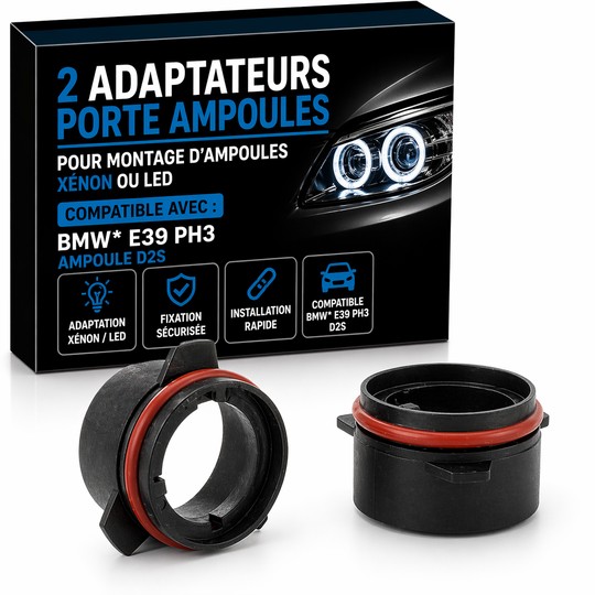 2 Adapter Tür Ampullen BMW* e39 ph3 - D2S Birne