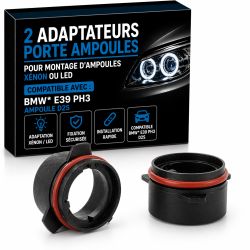 2 BMW* E39 Ph3 lamphouderadapters - D2S-lamp