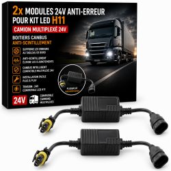 2x 24V anti-foutmodules voor H11 LED-kit - 24V Multiplexed Truck