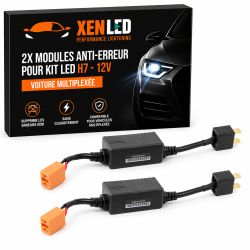 2x Modules anti-erreur pour kit LED H7 - Voiture Multiplexée - 12V