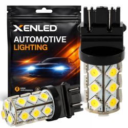 2 x Ampoules LED double couleur - P27/7W - Homologation US - Double intensité