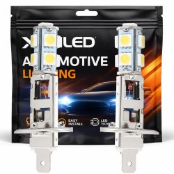 2 x H1 LED SMD 9 lâmpadas LED - lâmpada de sinalização de 12Volts