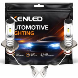 2 Bombillas LED H1 - 1600Lms - LED 1860 - Color blanco - Faros antiniebla o 12V Adicional