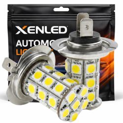 2 x H7 LED SMD 27 LED -polttimoa - Merkkivalo - 12V