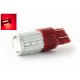 21 LED-SG-Glühbirne – WR21/5 W – Rot – Nachtlicht/Stopp – 12 V. Doppelte Intensität