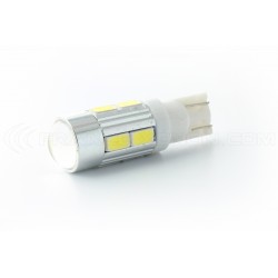 Ampoule 10 LED SG - W5W - Blanc - Lampe T10 12V de voiture