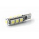 2 x AMPOULES 13 LEDS SMD CANBUS - T10 W5W - Blanc - 12V Ampoule veilleuse LED