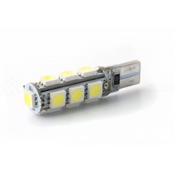 2 x 13 BOMBILLAS LED SMD CANBUS - T10 W5W - Blanco - Bombilla LED de noche de 12V