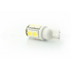 2 x AMPOULES 9 LEDS BLANCHES - LED SMD - 9 led - T10 W5W 12V