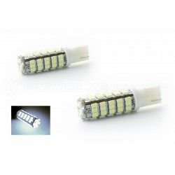 2 x 66 white LED bulbs - W5W W16W