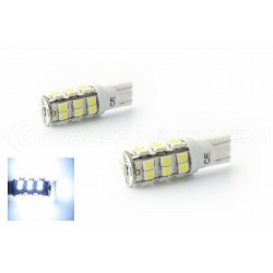 2 x 25 bombillas LED BLANCAS - SMD LED - Luz nocturna LED T10 W5W 12V