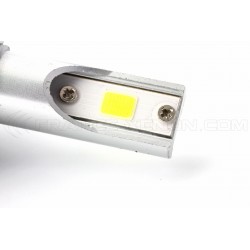 2 lampadine a LED x H7 ventilato cob c6 - 3800lm - 12v / 24v