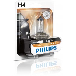 Philips bulbo h4 Vision + 30% 60 / 55w P43t-38 12342prb1