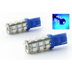 2 x 25 LED bulbs t10 blue - SMD - t10 W5W