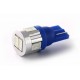Ampoule 6 LED SG - W5W - Bleu 12V Lampe de signalisation T10