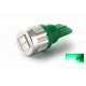6 LED SG bulb - W5W - Green 12V Signaling lamp
