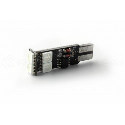 Bombilla LED 6 SMD RGB - W5W - Estroboscópica - LED de color 12V 2W T10