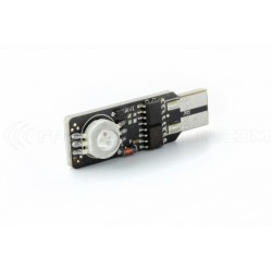 Lampadina EPISTAR 2 LED RGB - W5W - Strobo - 12V - Lampadina colorata