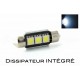 1 x LED Navette FX Racing C5W / C7W - 3 SMD DISSIPATOR CANBUS - Navette 37mm - C5W BLANC