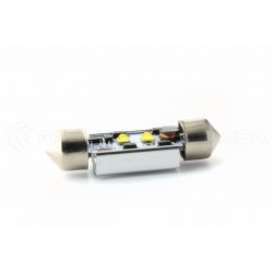 Ampoule LED 37mm 2 CREE - Blanc - C5W / C7W - CANBUS sans erreur au tableau de bord
